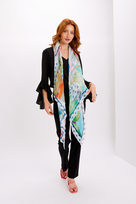 Bohemian Abstract Scarf Style 24901-6609. As Sample. 2