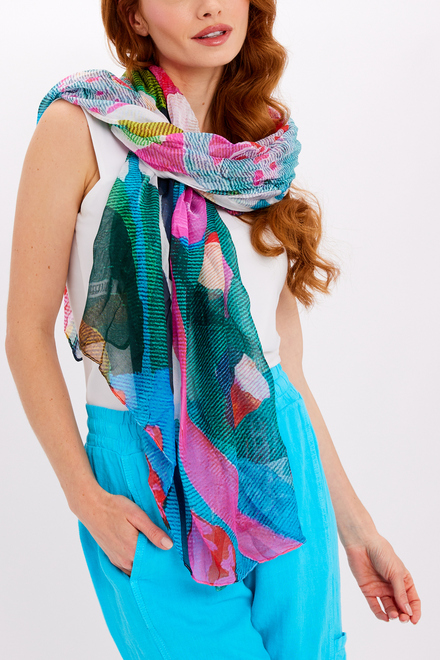 Abstract Casual Feminine Scarf Style 24906-6609. As Sample. 2