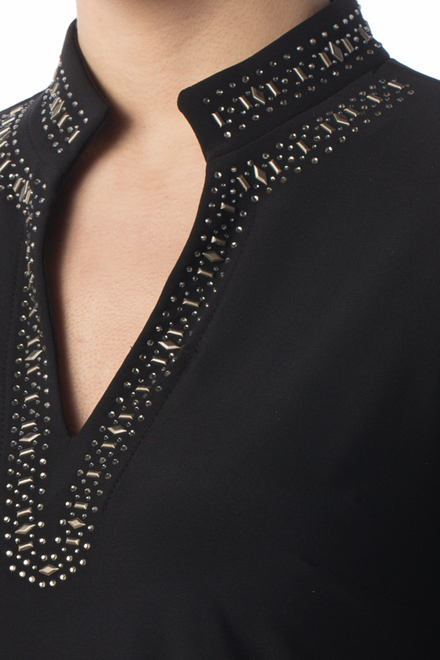 Joseph Ribkoff tunic style 151060. Black. 3