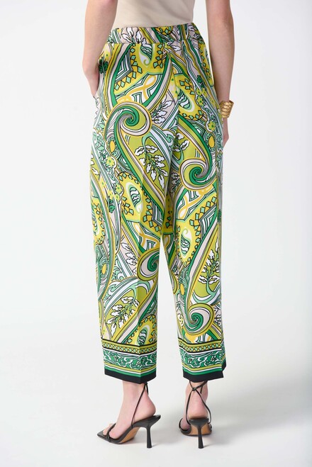 Pantalon 7/8, motifs multicolores mod&egrave;le 242010. Vanille/multi. 3