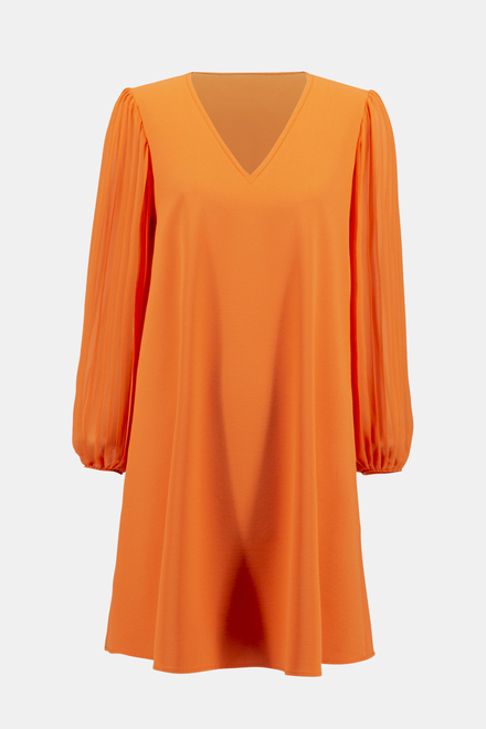 Pleated Sleeve Dress Style 242022. Mandarin. 7