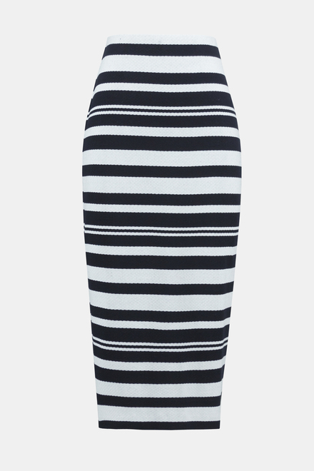 Striped skirt Style 242050. Midnight Blue/off White. 7