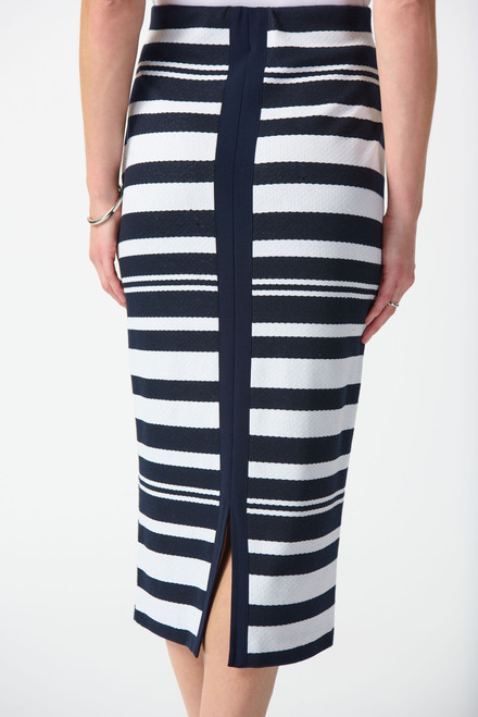 Striped skirt Style 242050. Midnight Blue/off White. 3