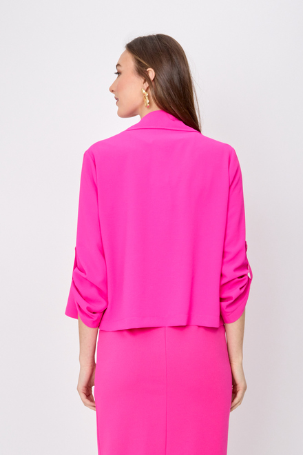 Cropped Rolled Tab Top Style 242059. Ultra Pink. 2