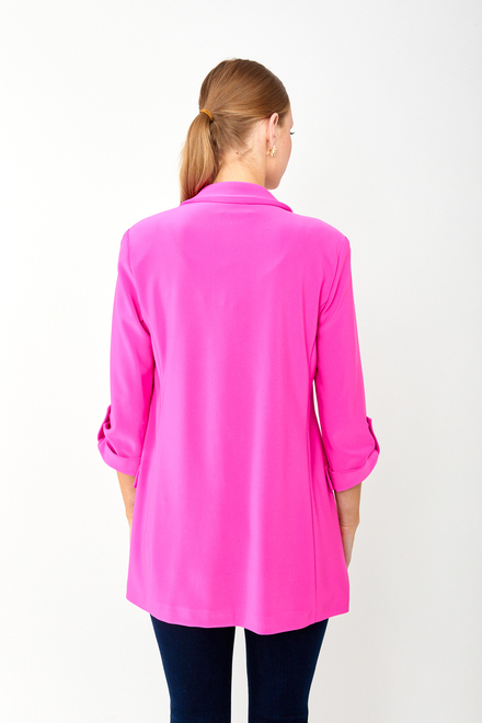 Longline Blazer Style 242060. Ultra Pink. 2