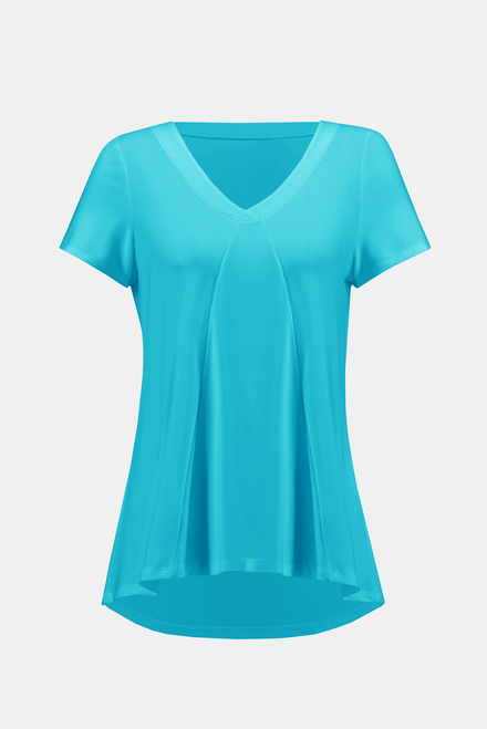T-shirt fluide, coutures diagonales mod&egrave;le 242087. Seaview. 5