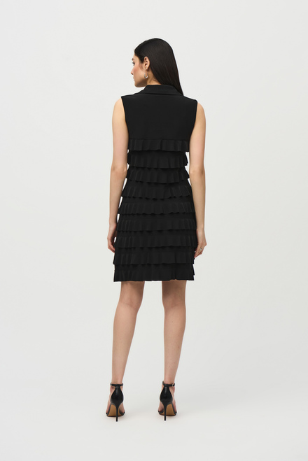 Tiered Ruffle Dress Style 242116. Black. 7