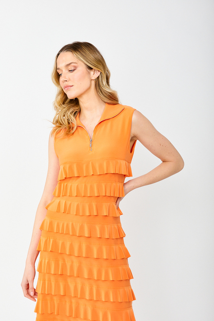 Tiered Ruffle Dress Style 242116. Mandarin. 5