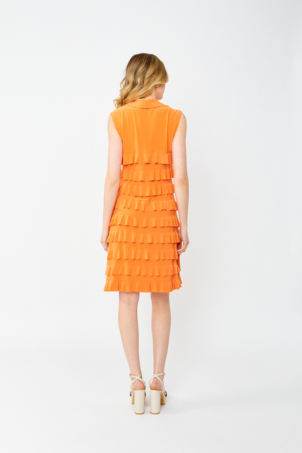 Tiered Ruffle Dress Style 242116. Mandarin. 2