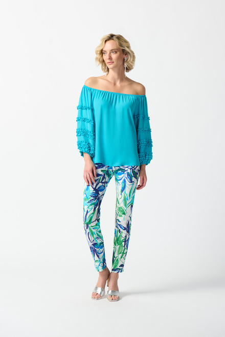 Off-Shoulder Ruffle Sleeve Top Style 242127. Seaview. 3