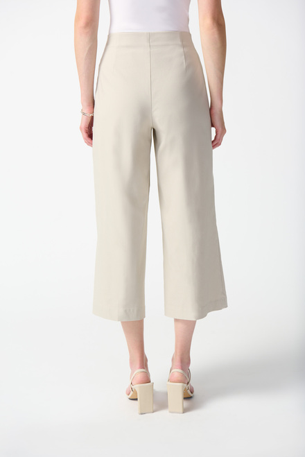 Pleated Cropped Pants Style 242142. Moonstone. 2