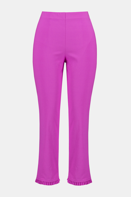Ruffle Trim Capris Style 242145. Pink. 4