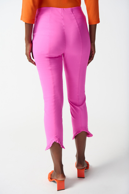 Ruffle Trim Capris Style 242145. Pink. 2