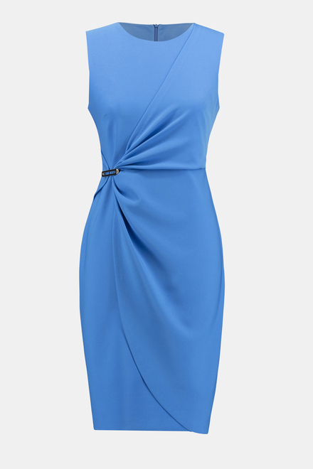 Cinched Waist Dress Style 242151. French Blue. 5