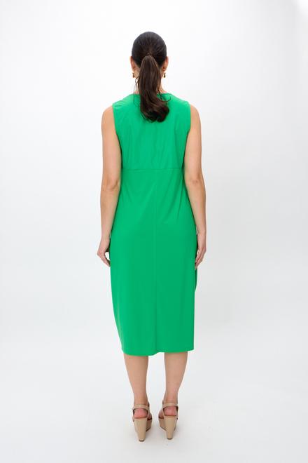 V-Neck Pocket Dress Style 242161. Island Green. 2