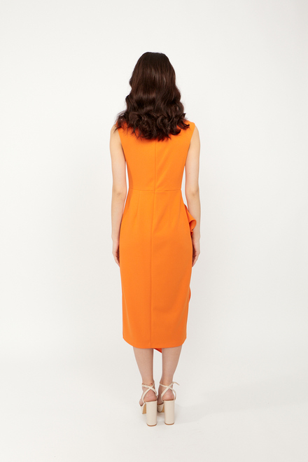 Ruffle Sheath Dress Style 242238. Mandarin. 2