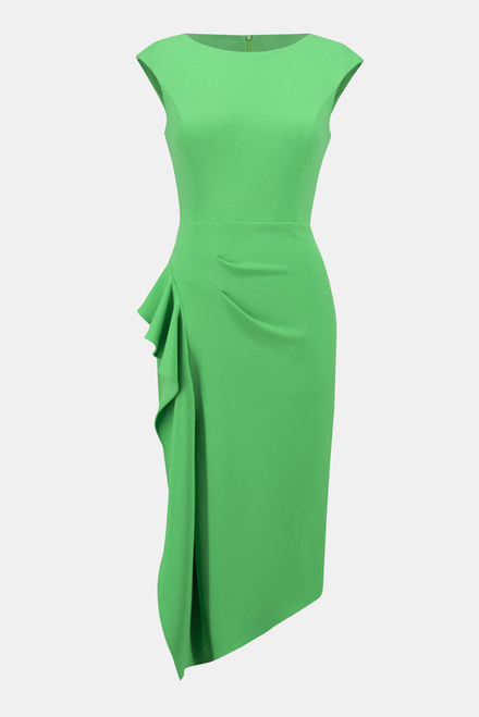 Ruffle Sheath Dress Style 242238. Island Green. 5