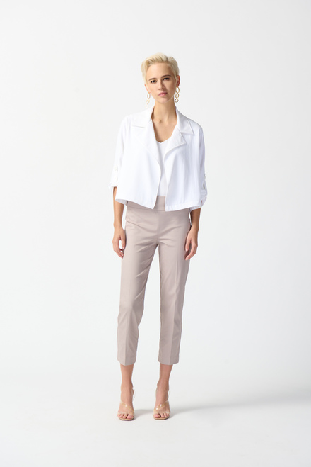 Contour Waistband Pants Style 242240. Taupe. 3