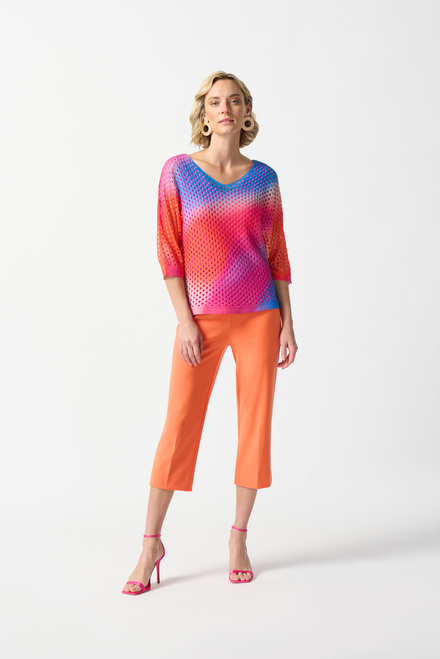 Tie-Dye Perforated Pullover Style 242904. Multi. 6