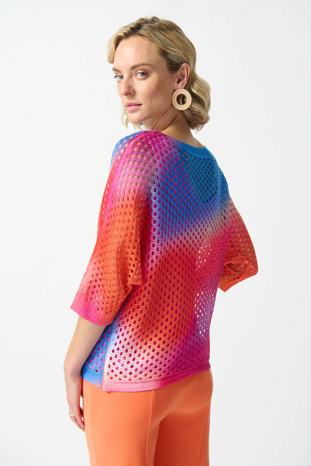 Tie-Dye Perforated Pullover Style 242904. Multi. 3