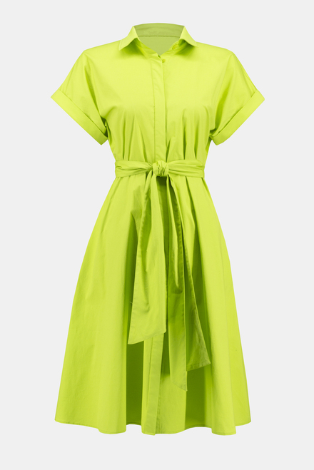 Short Sleeve Shirt Dress Style 242914. Key Lime. 7