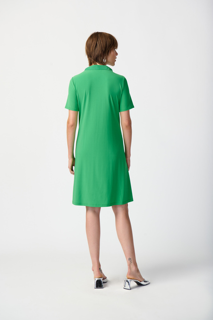 Drawstring Shirt Dress Style 231141. Island Green. 2