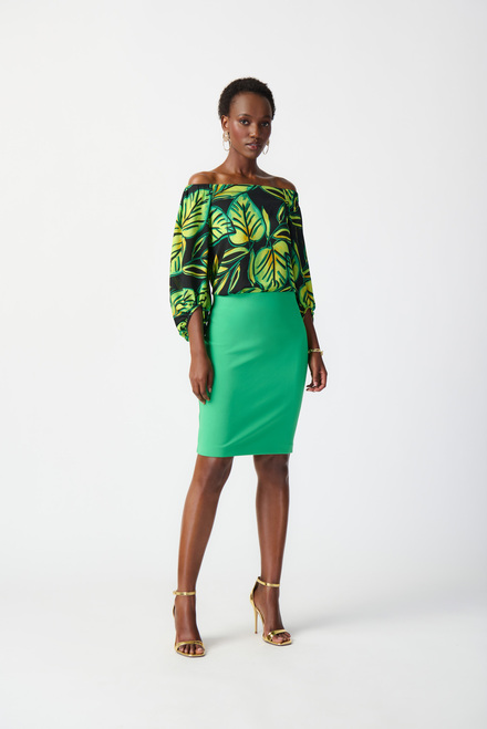 Mid-Rise Pencil Skirt Style 153071. Island Green