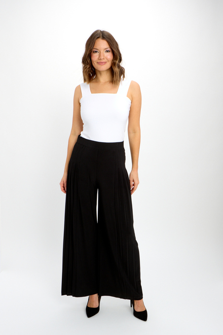High-Rise Culottes Style 241011. Black. 2