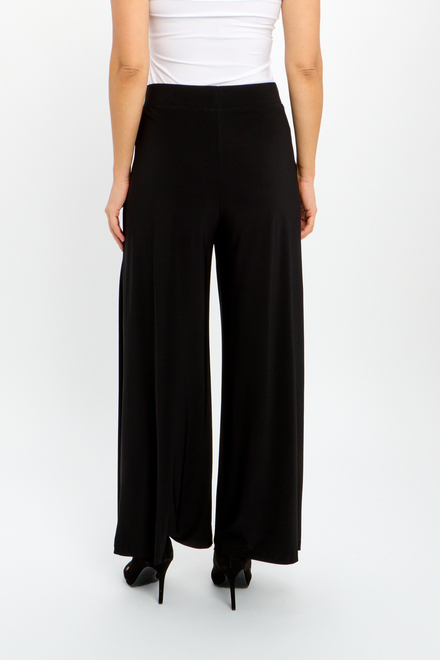 Belted High-Rise Culottes Style 241011. Black. 5