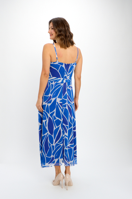 Frank Lyman Dress Style 6281241501. Blue/off White. 2