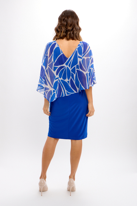 Frank Lyman woven dress Style 6281241502. Blue/off White. 2