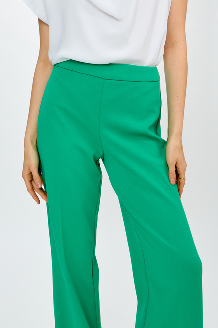 Pantalon large, plis marqu&eacute;s mod&egrave;le 233787S24. Noble Green. 4