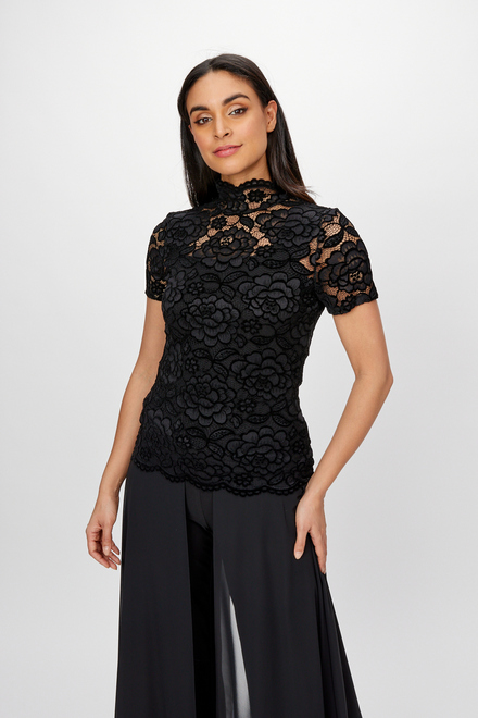 Lace Top style 219180. Black