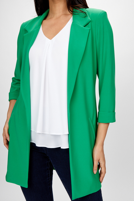 3/4 Sleeve Blazer Style 236005. Bright Green. 3