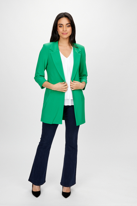 3/4 Sleeve Blazer Style 236005. Bright Green. 4