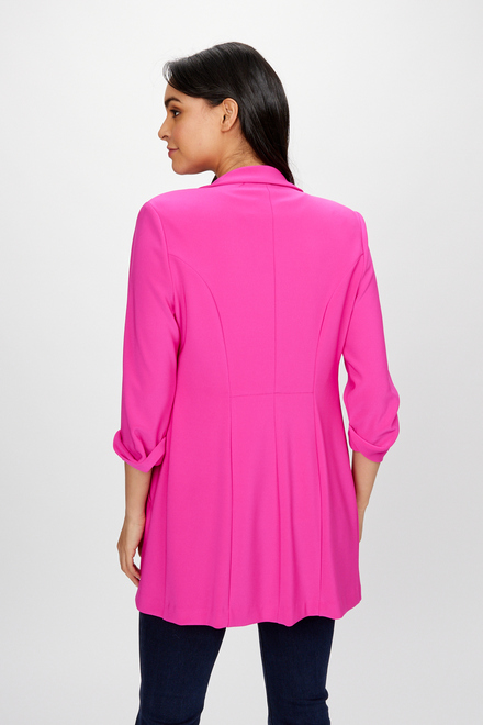 3/4 Sleeve Blazer Style 236005. Bright Pink. 2