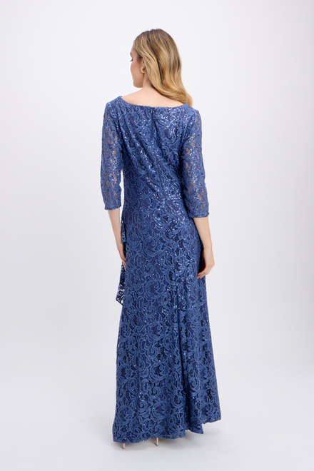  Sequins Lace Dress style 81122476. Wedgewood. 2