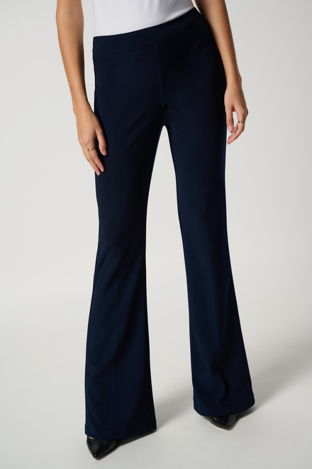 Flared &amp; Pleated Pants Style 163099. Midnight Blue 40. 2