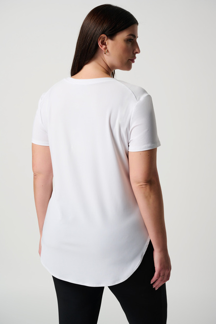Longline T-Shirt Style 183220. Vanilla 30. 4