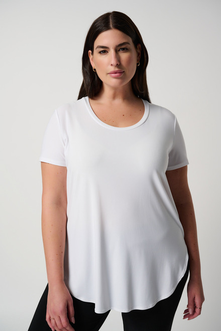 Longline T-Shirt Style 183220. Vanilla 30. 6