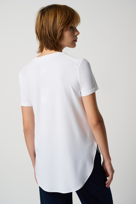 Longline T-Shirt Style 183220. Vanilla 30. 2