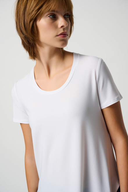 Longline T-Shirt Style 183220. Vanilla 30. 3