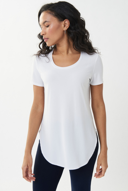 Longline T-Shirt Style 183220. White