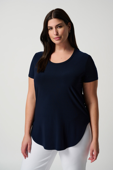 Longline T-Shirt Style 183220. Midnight Blue 40. 2