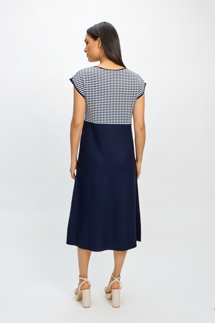 fitted dress Style SP2438. Navy. 2