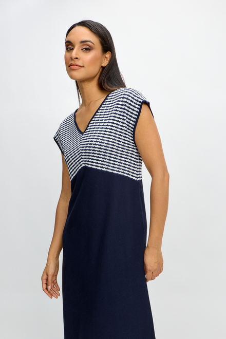 fitted dress Style SP2438. Navy. 3