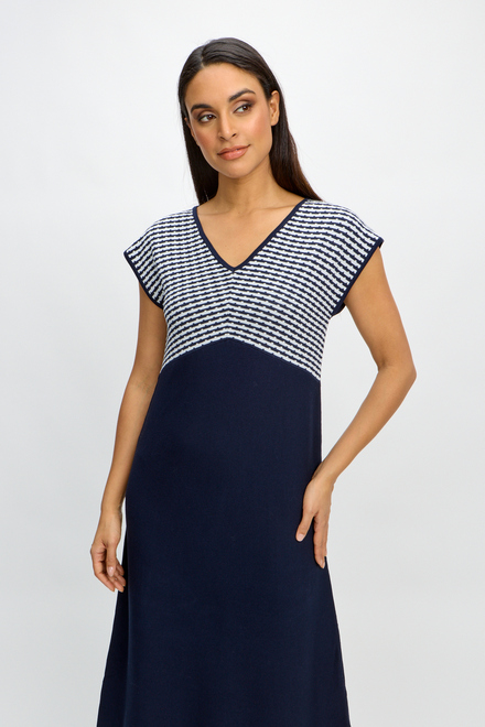fitted dress Style SP2438. Navy. 4