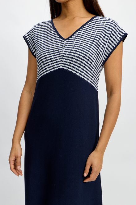 fitted dress Style SP2438. Navy. 5