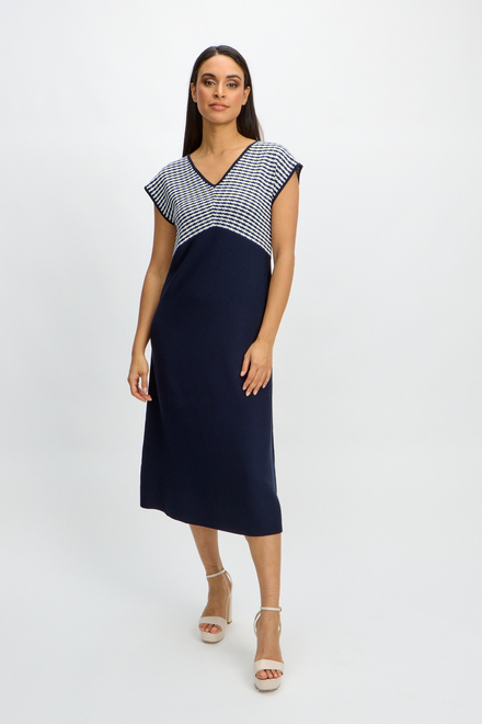 fitted dress Style SP2438. Navy. 6