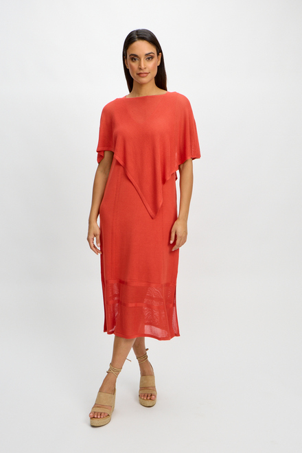 Poncho style SP2484. Deep Coral. 5